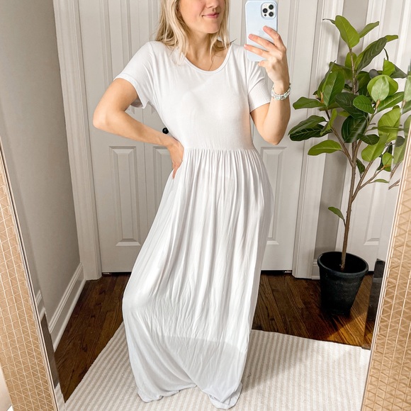 Short Sleeve Maxi Dress 
